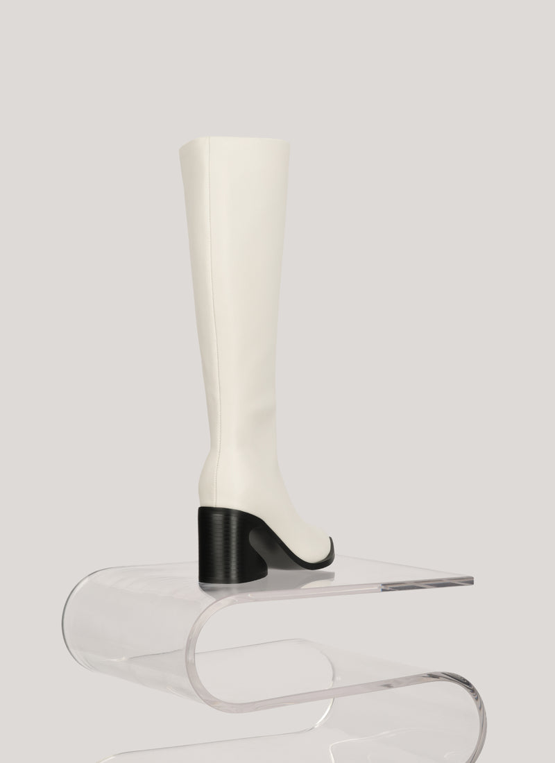 Maeve Tall Boots - White