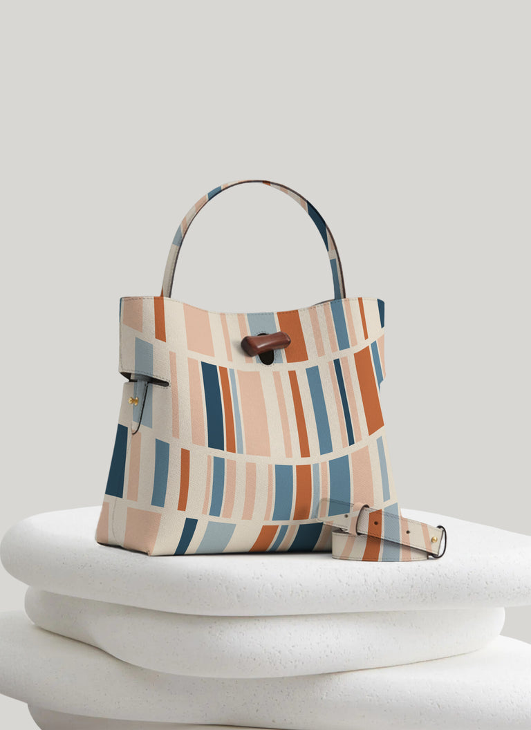 Gaia Bag - Geometric Blues