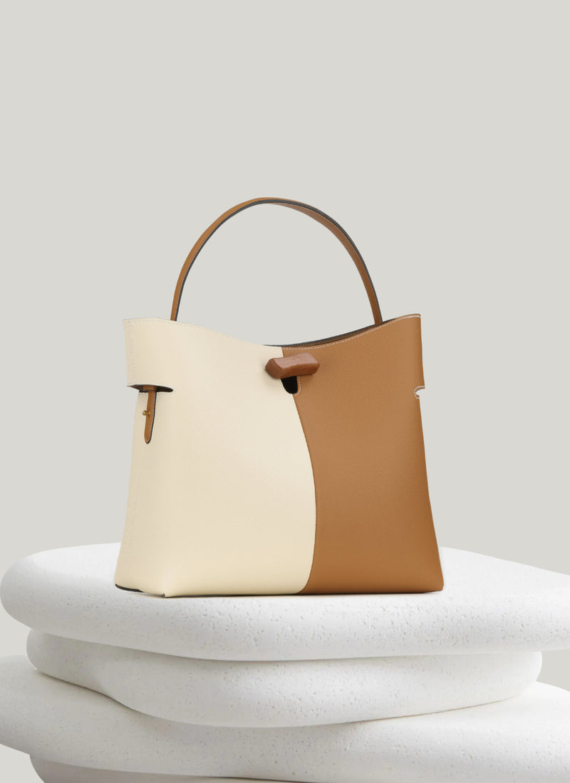 Gaia Bag - Camel & Latte