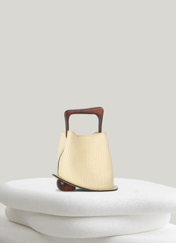 Ozzy Raffia Bag - Light