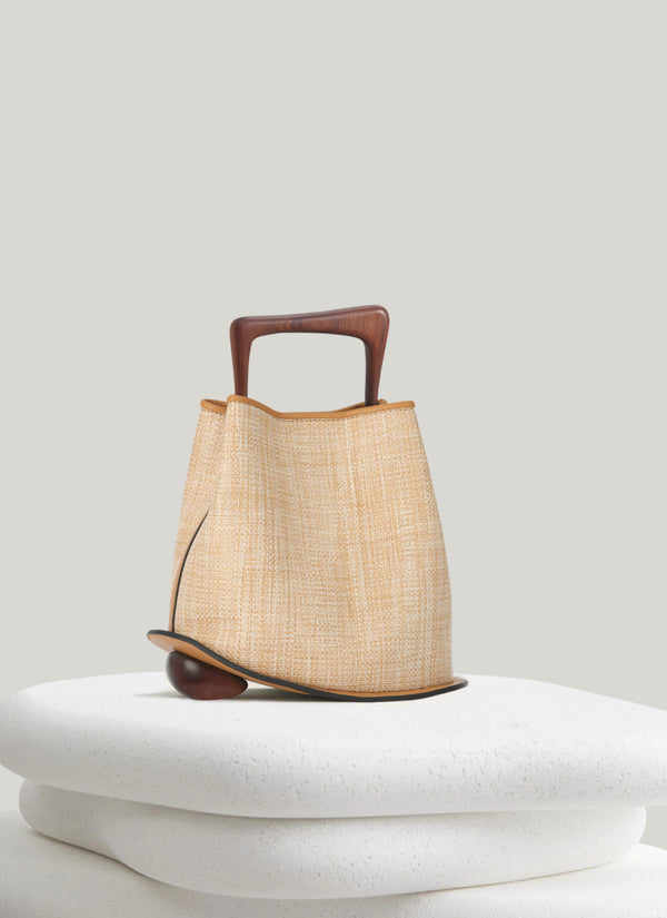 Ozzy Raffia Bag - Natural