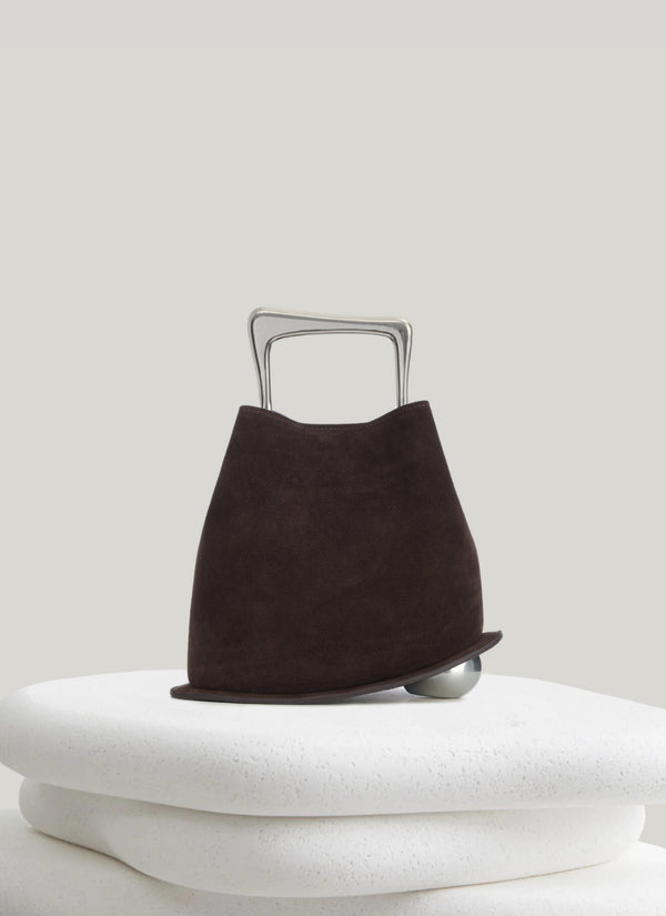 Ozzy Suede Bag - Brown