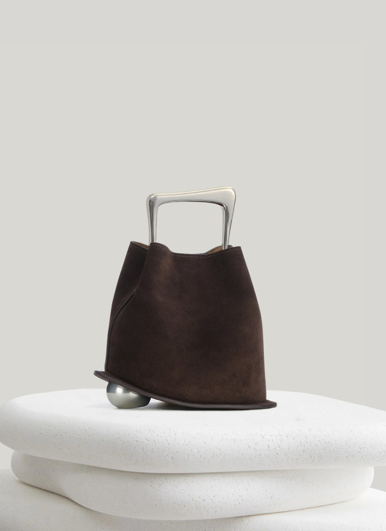 Ozzy Suede Bag - Brown