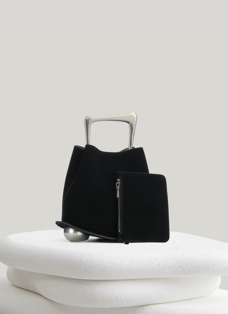 Ozzy Suede Bag - Black