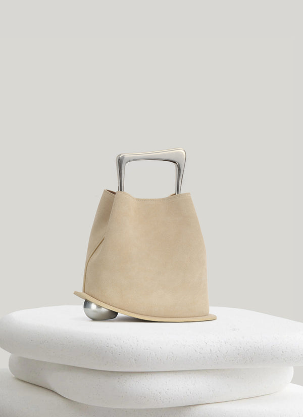 Ozzy Suede Bag - Sand