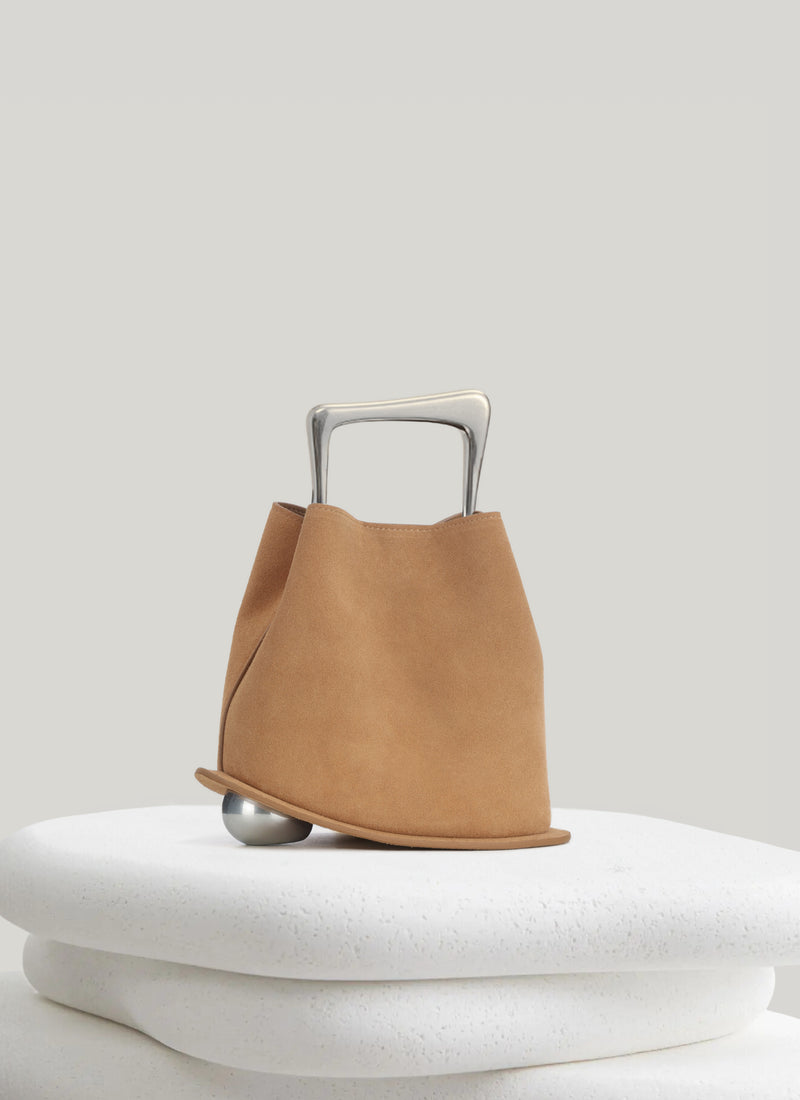 Ozzy Suede Bag - Camel